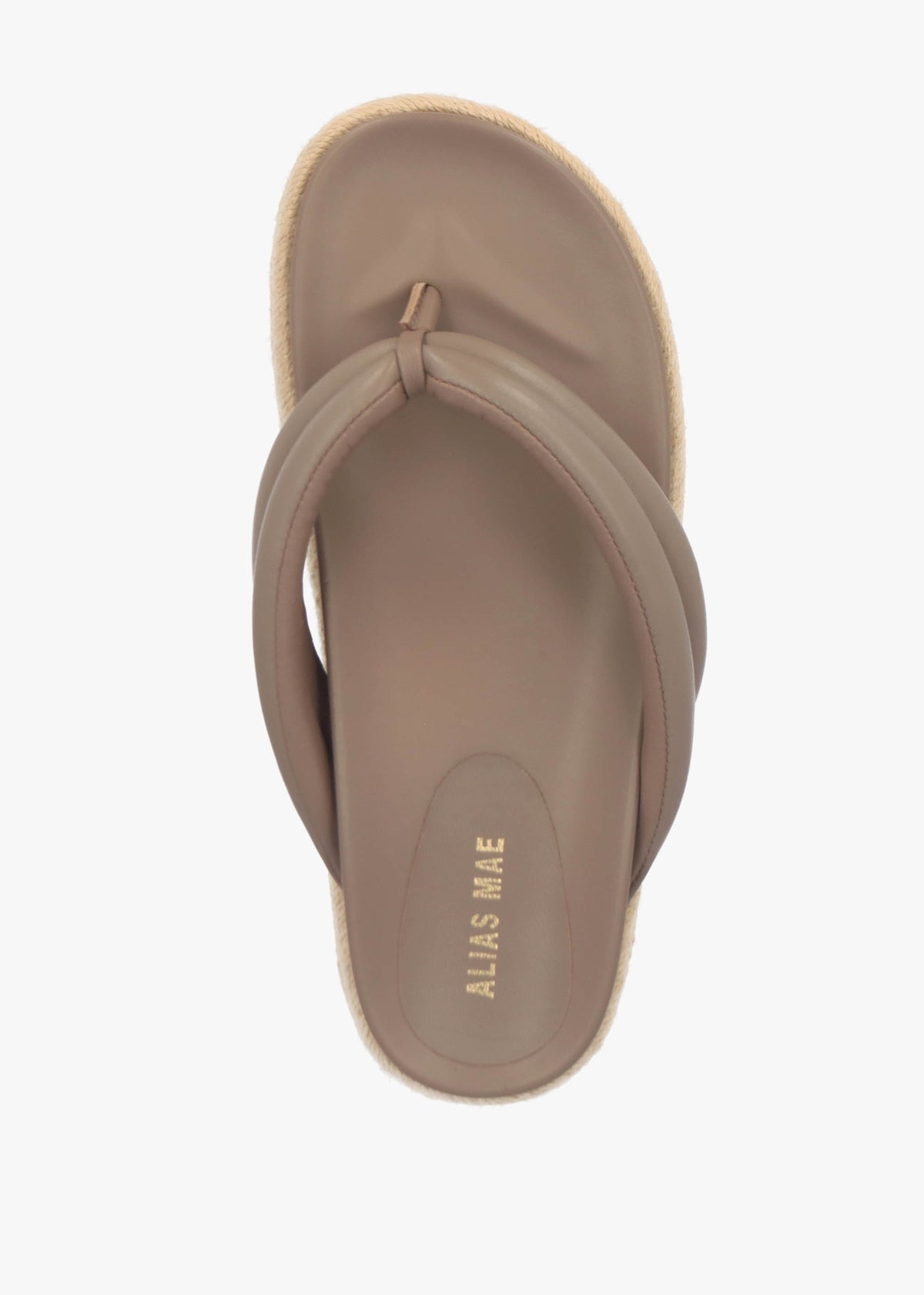 Lucy Taupe Leather Toe Post Sandals