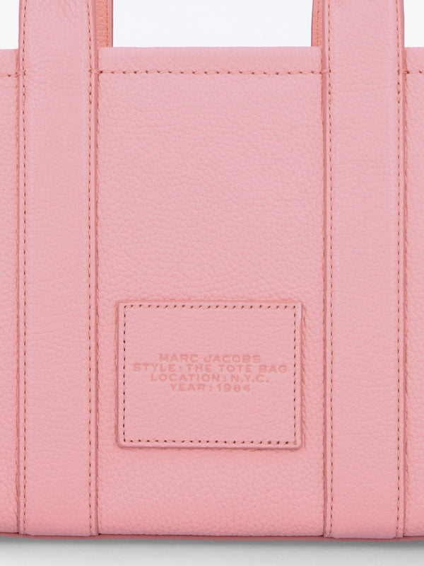 The Leather Small Ribbon Pink Tote Bag
