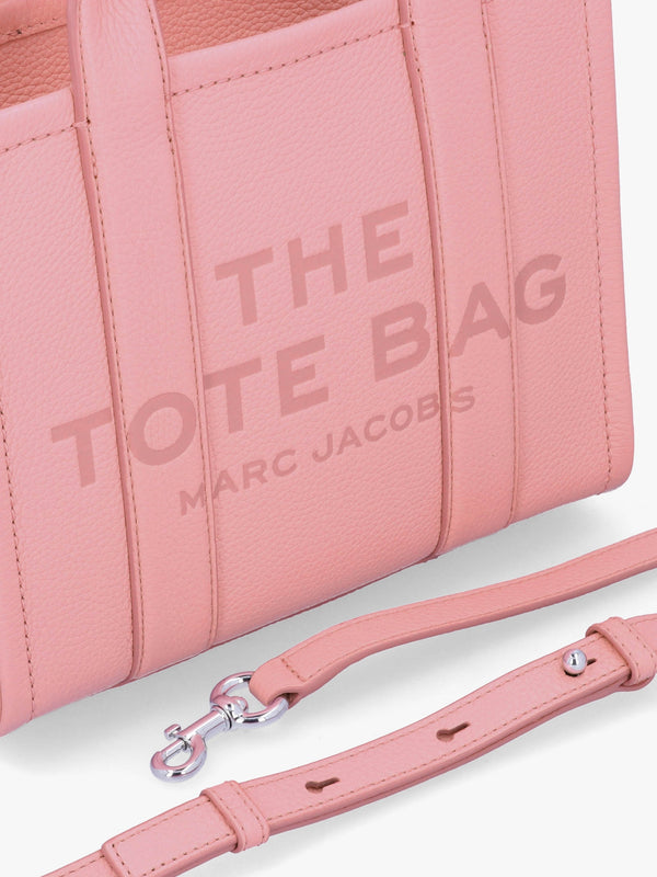 The Leather Small Ribbon Pink Tote Bag