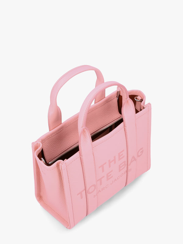 The Leather Small Ribbon Pink Tote Bag