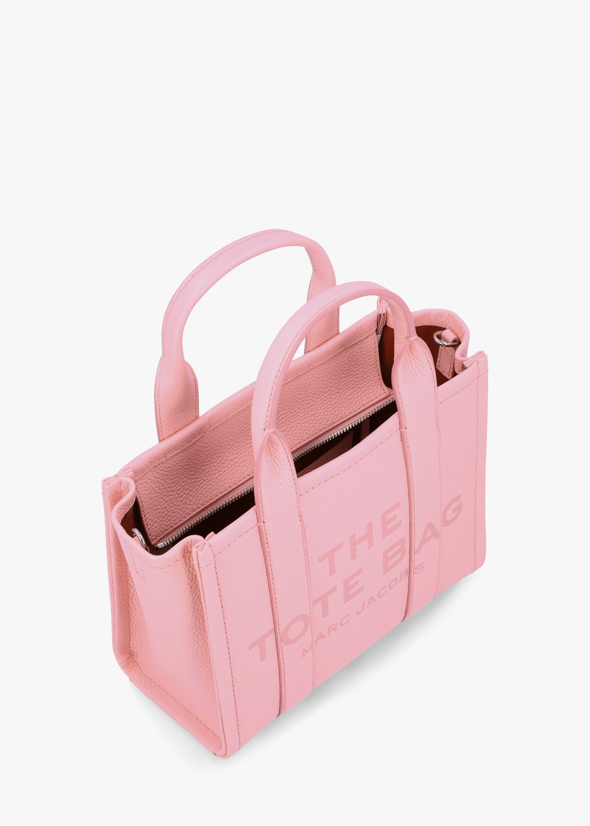 The Leather Small Ribbon Pink Tote Bag