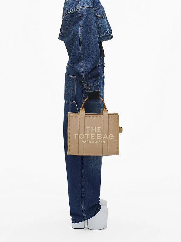 The Leather Medium Camel Tote Bag