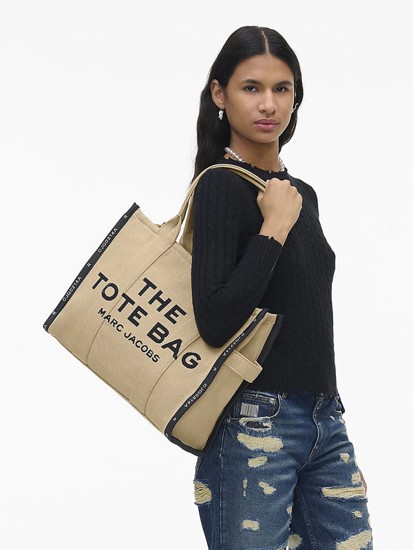 The Jacquard Traveler Warm Sand Tote Bag