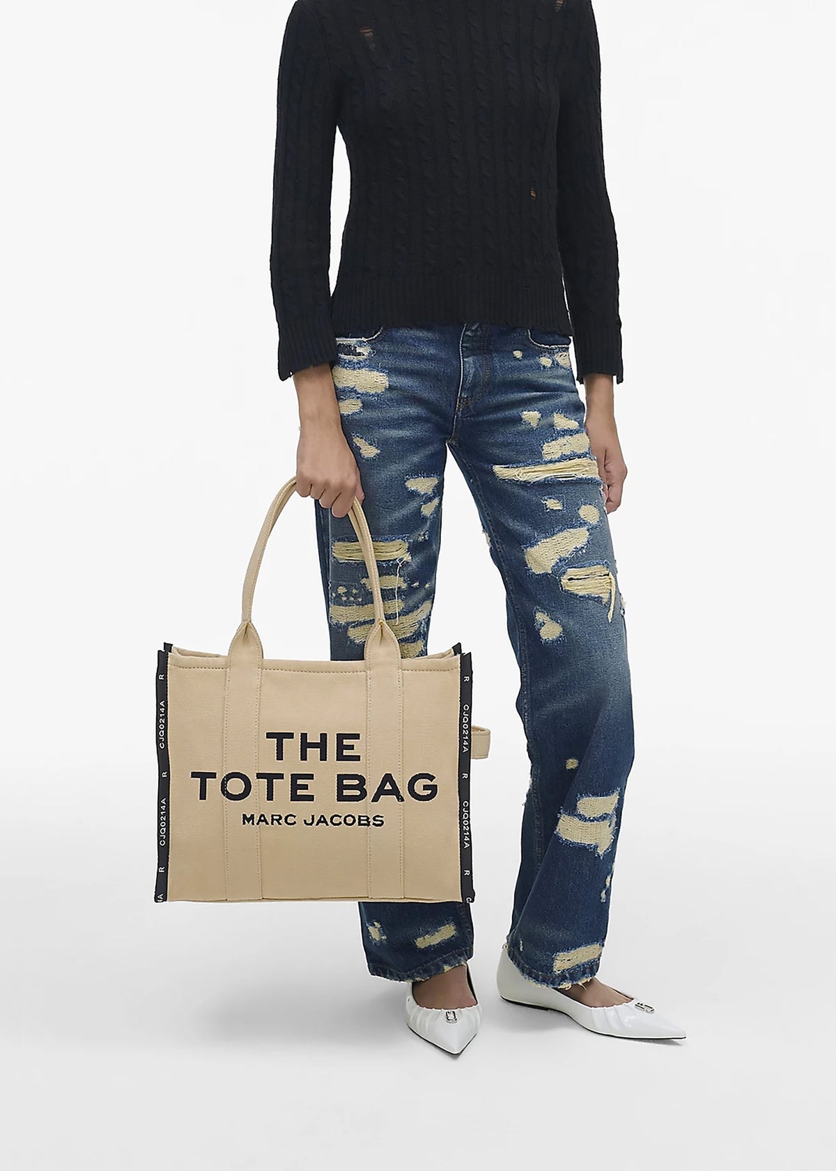The Jacquard Traveler Warm Sand Tote Bag
