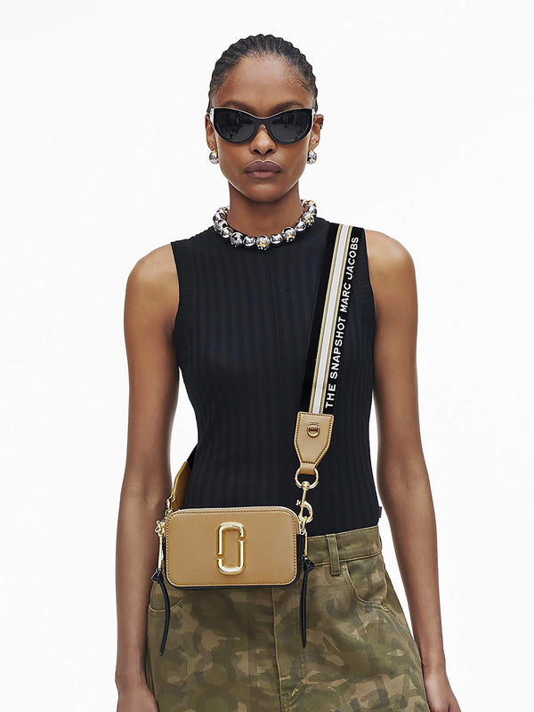 The Snapshot Camel Multi Leather Camera Bag