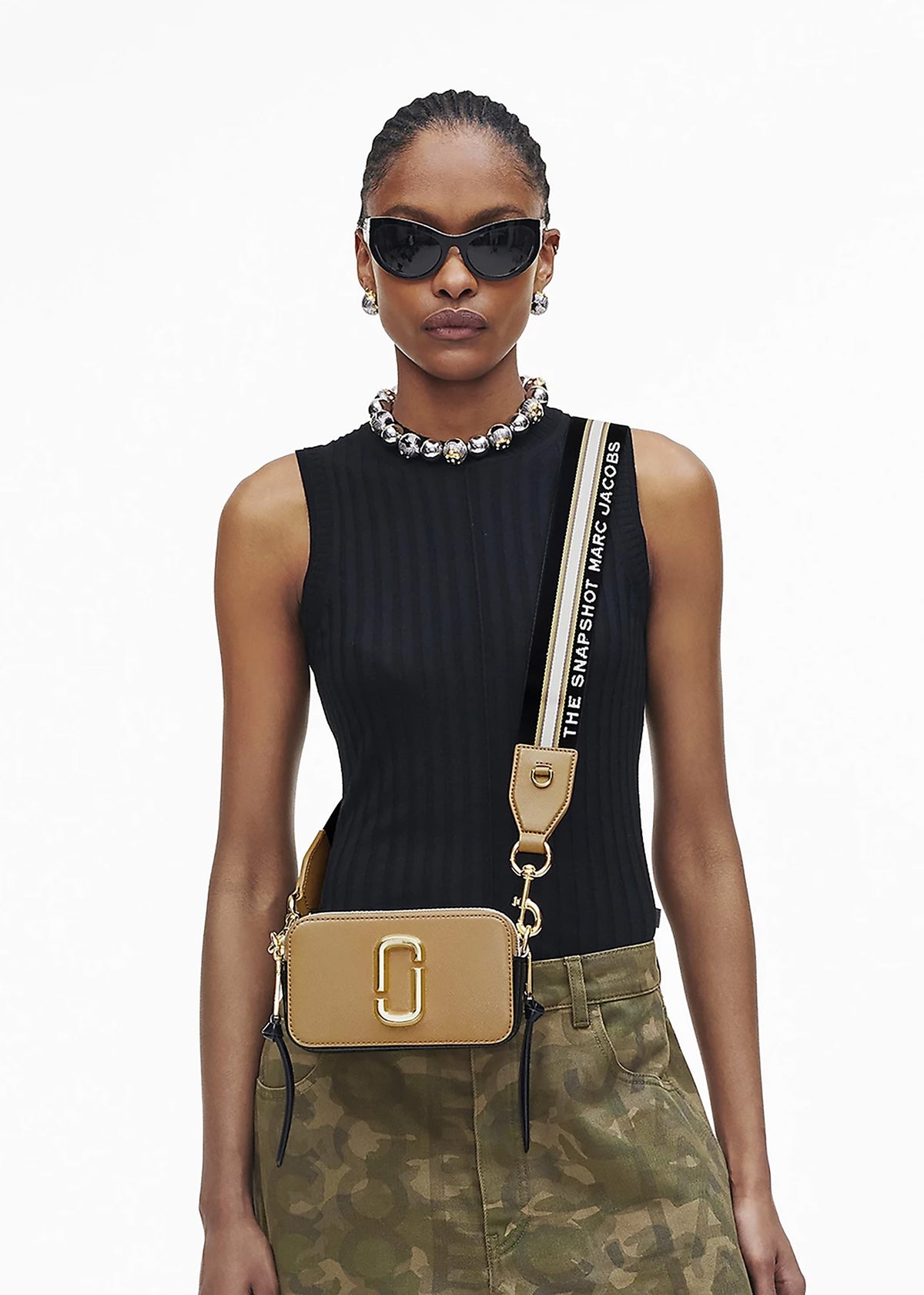 The Snapshot Camel Multi Leather Camera Bag