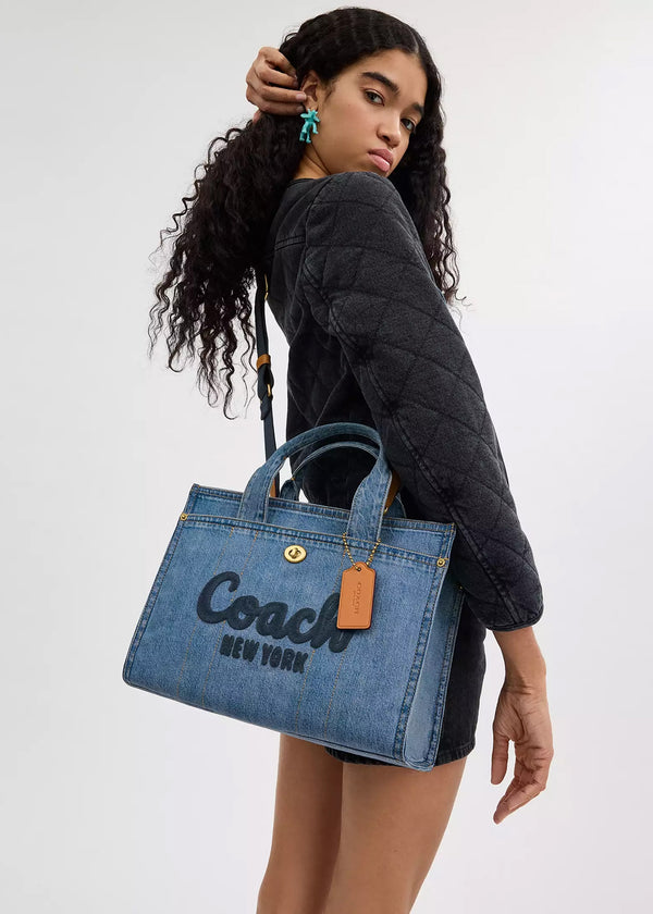 Cargo Indigo Denim Tote Bag