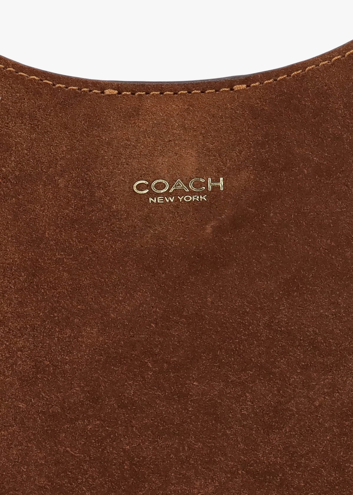 Brooklyn 28 Warm Brown Suede Shoulder Bag