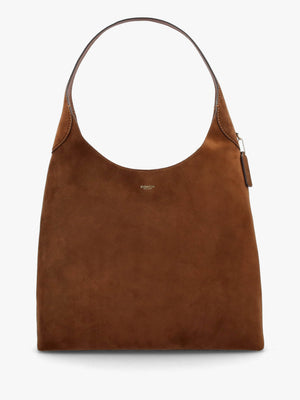 Brooklyn 39 Warm Brown Suede Shoulder Bag
