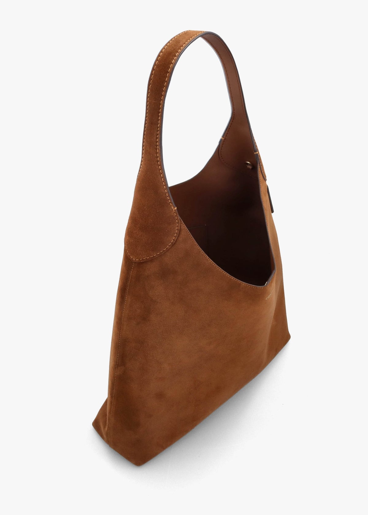 Brooklyn 39 Warm Brown Suede Shoulder Bag