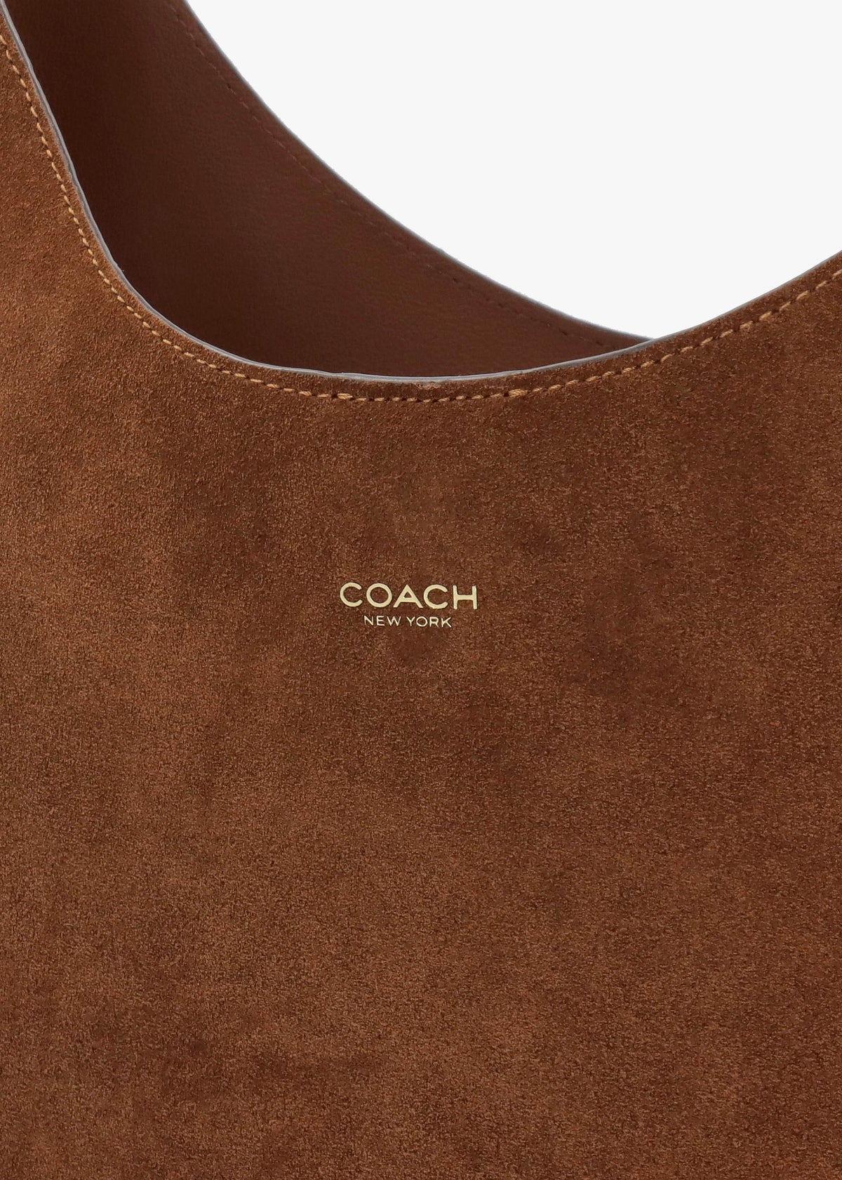 Brooklyn 39 Warm Brown Suede Shoulder Bag