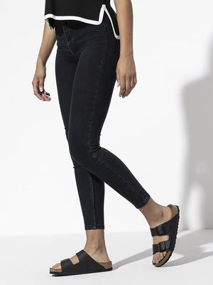 Arizona Birko-Flor Black Two Bar Mules