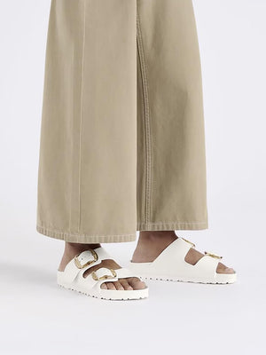 Arizona Big Buckle EVA Eggshell Two Bar Mules