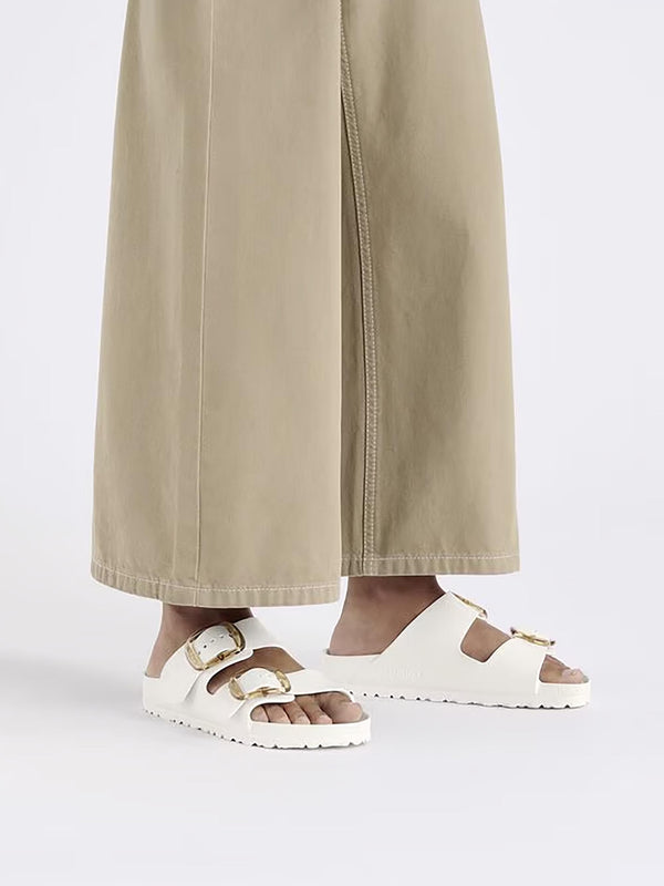 Arizona Big Buckle EVA Eggshell Two Bar Mules