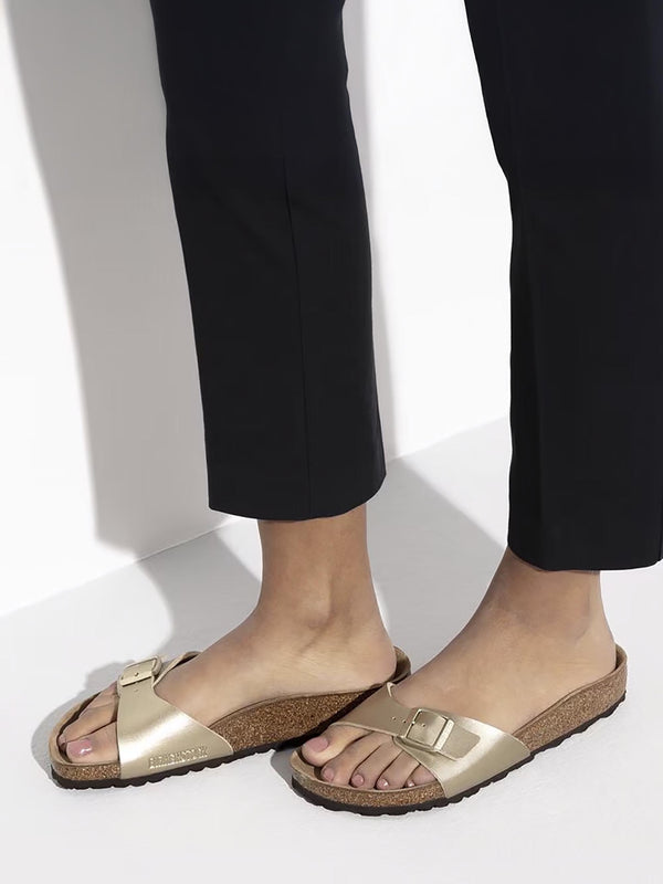 Madrid Gold Birko-Flor Mules
