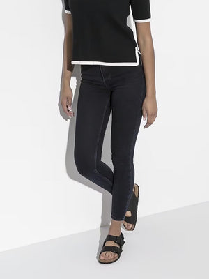 Milano Black Birko-Flor Sandals