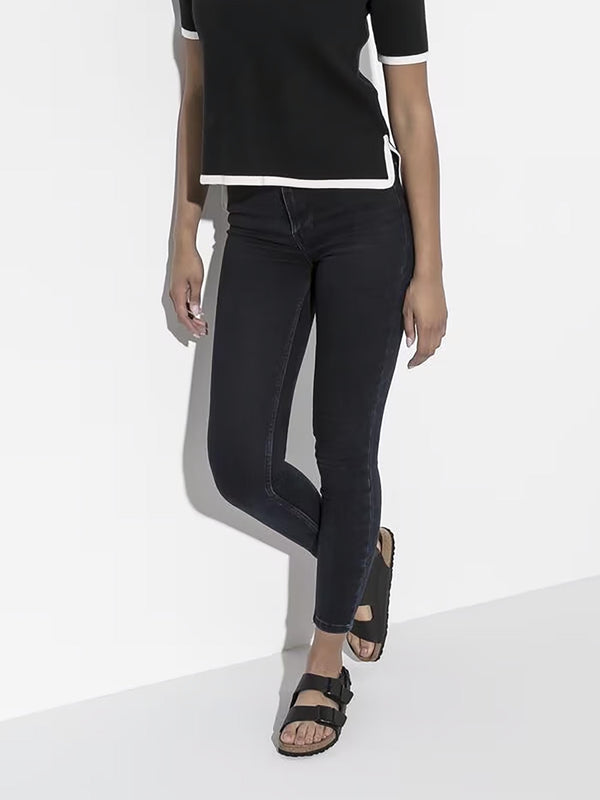 Milano Black Birko-Flor Sandals