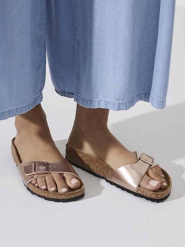 Madrid Copper Birko-Flor Mules