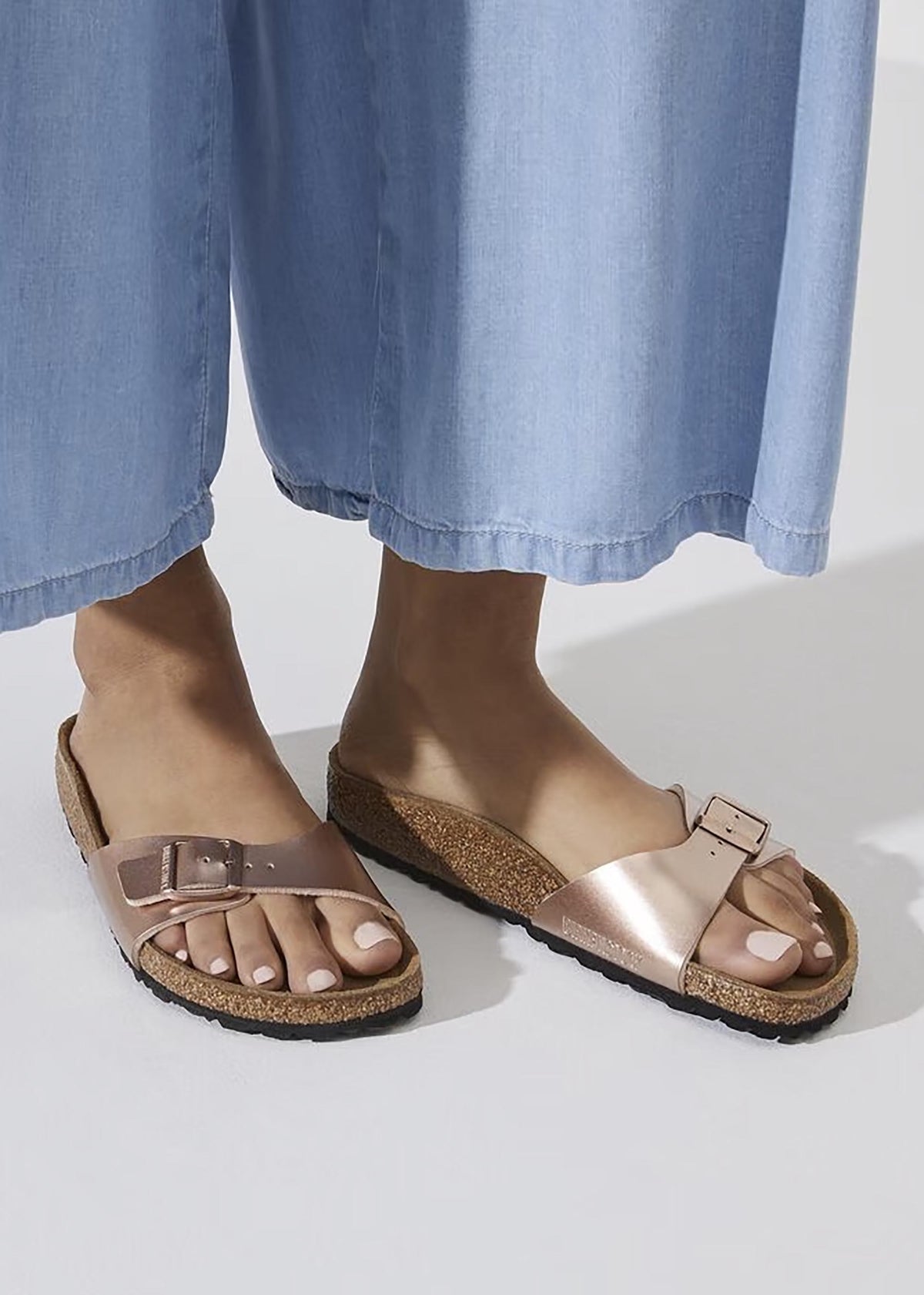 Madrid Copper Birko-Flor Mules