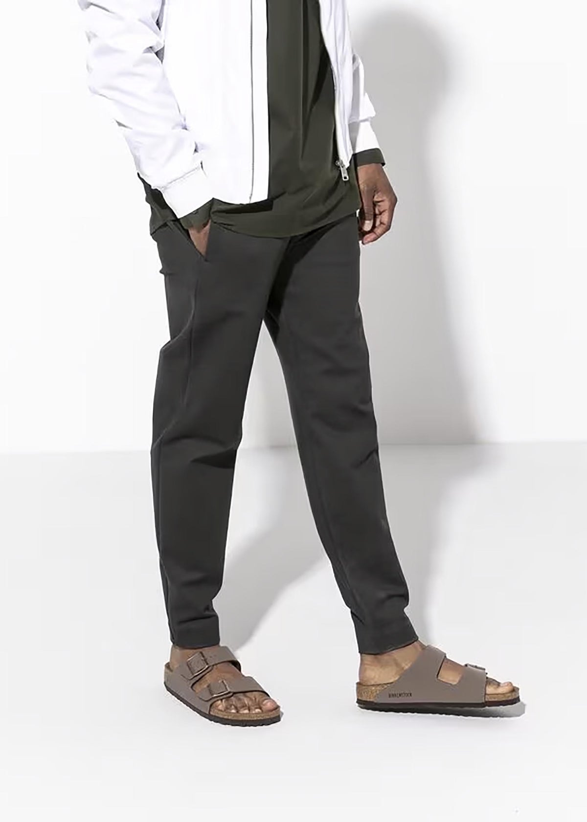 Men's Arizona Birko-Flor Mocca Two Bar Mules