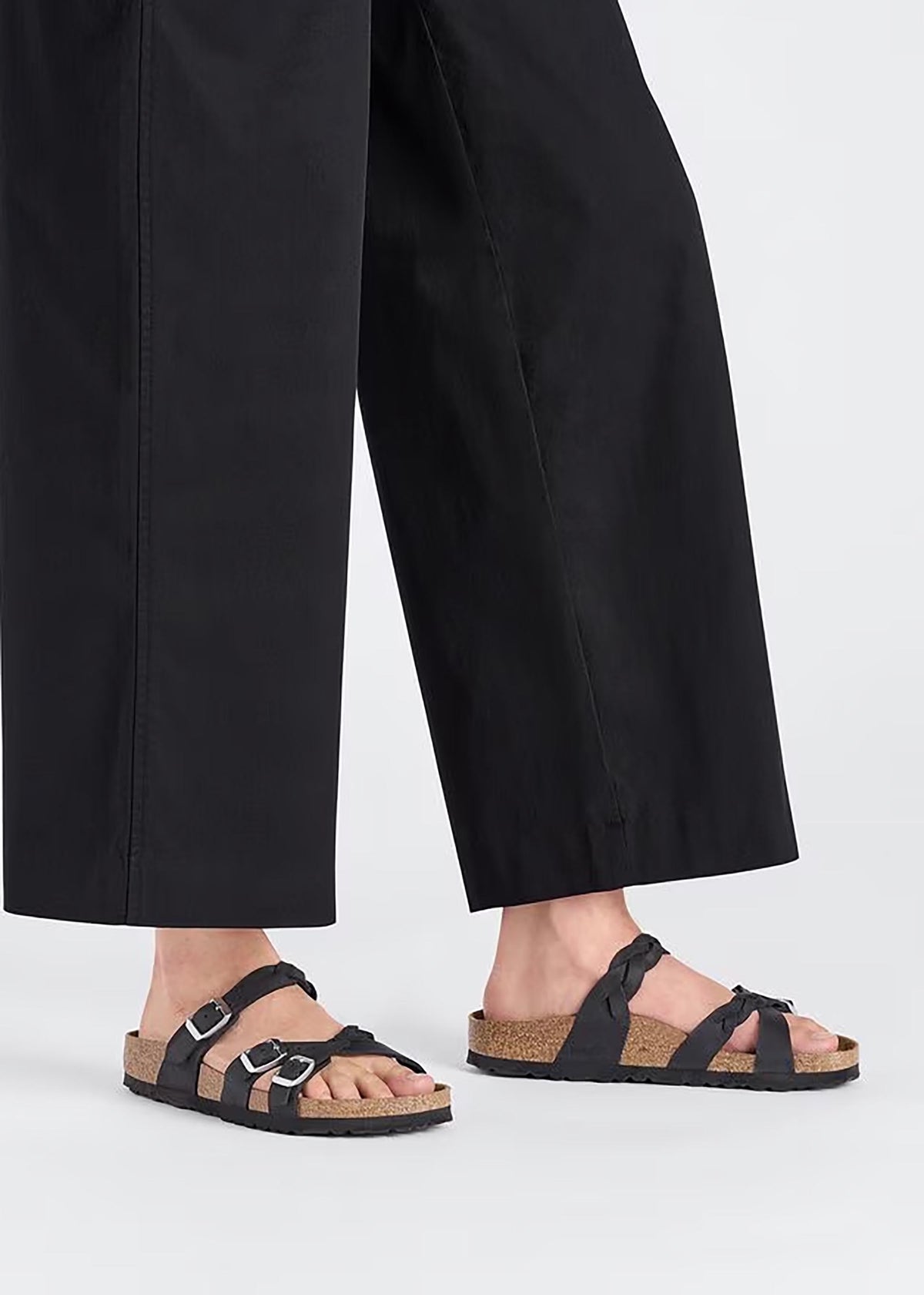 Franca Black Oiled Nubuck Leather Mules