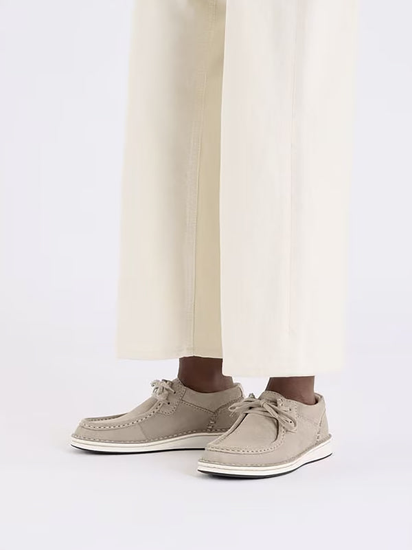 Men's Pasadena Taupe Suede Moccasins