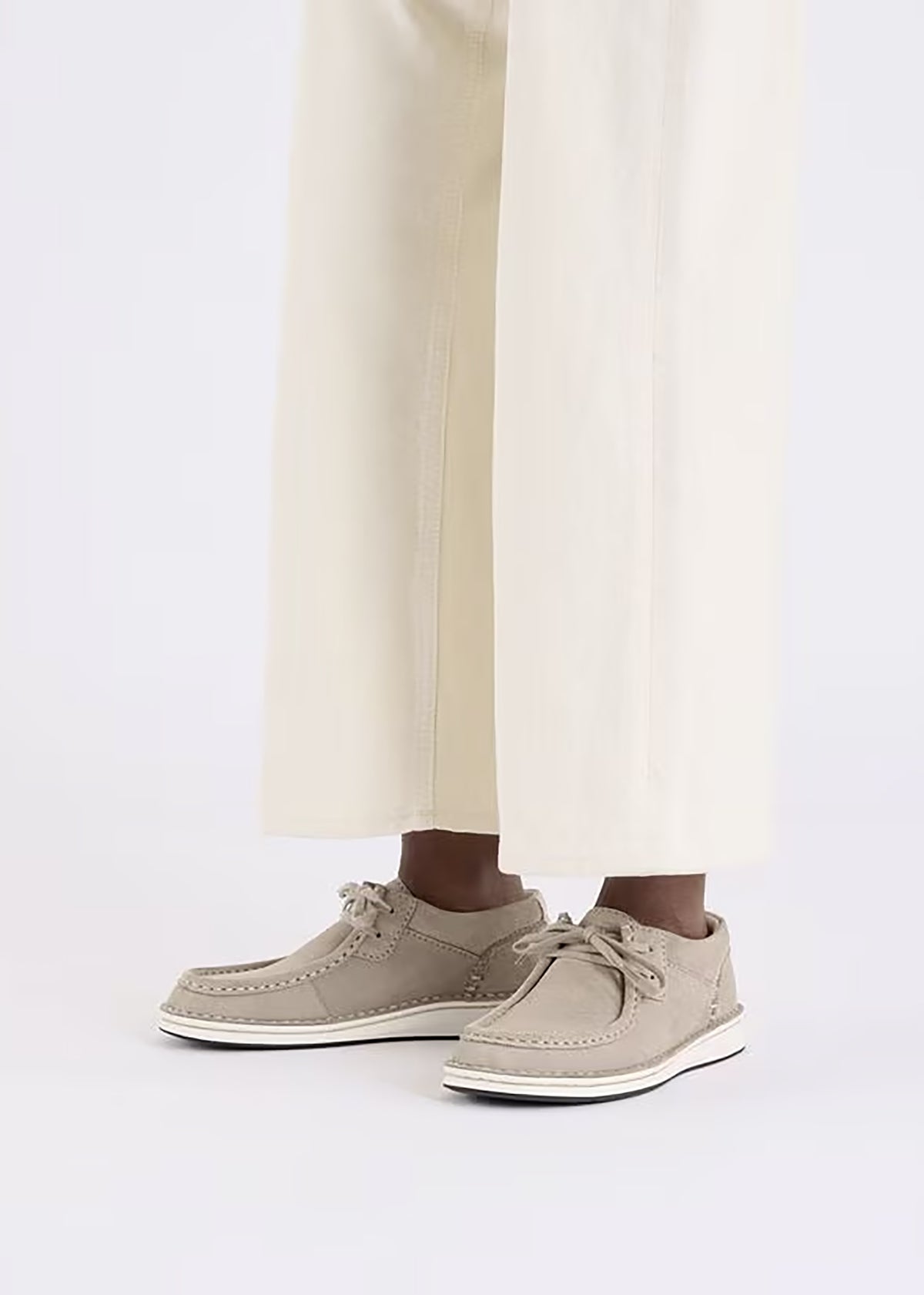 Men's Pasadena Taupe Suede Moccasins