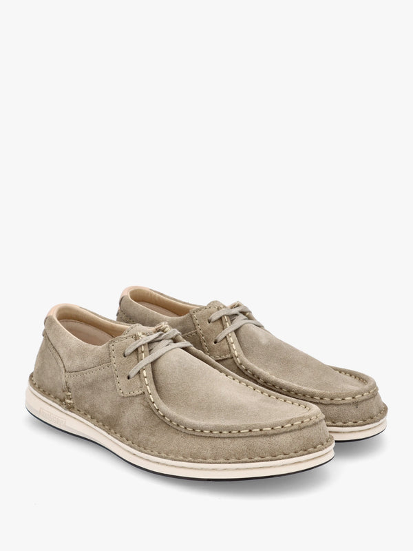 Men's Pasadena Taupe Suede Moccasins