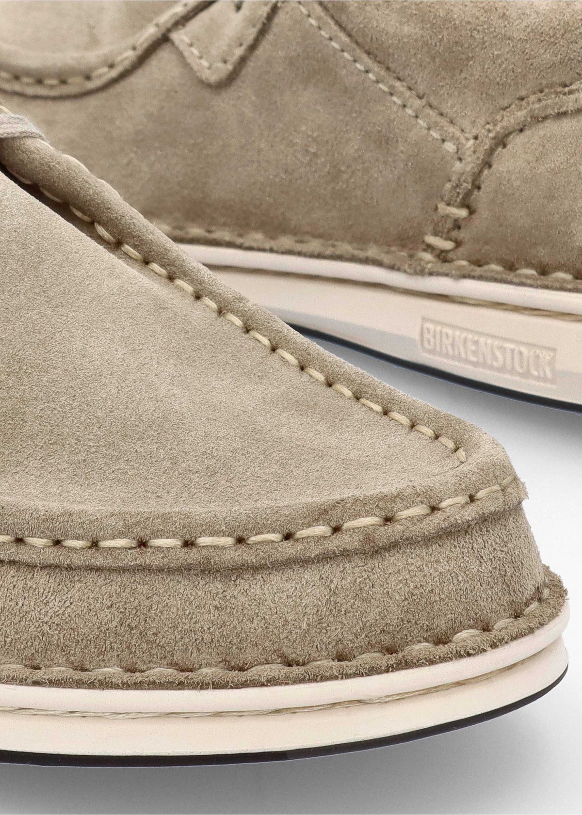 Men's Pasadena Taupe Suede Moccasins