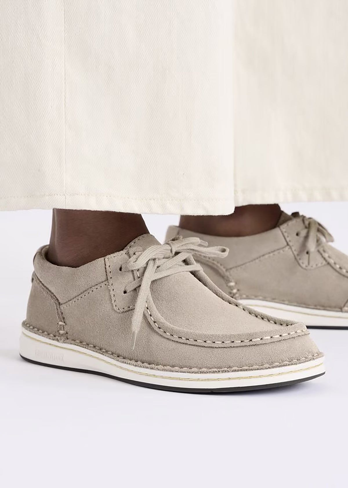 Men's Pasadena Taupe Suede Moccasins