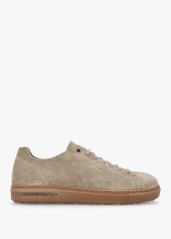 Bend Low Gray Taupe Suede Trainers