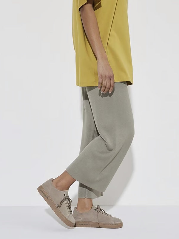 Bend Low Gray Taupe Suede Trainers
