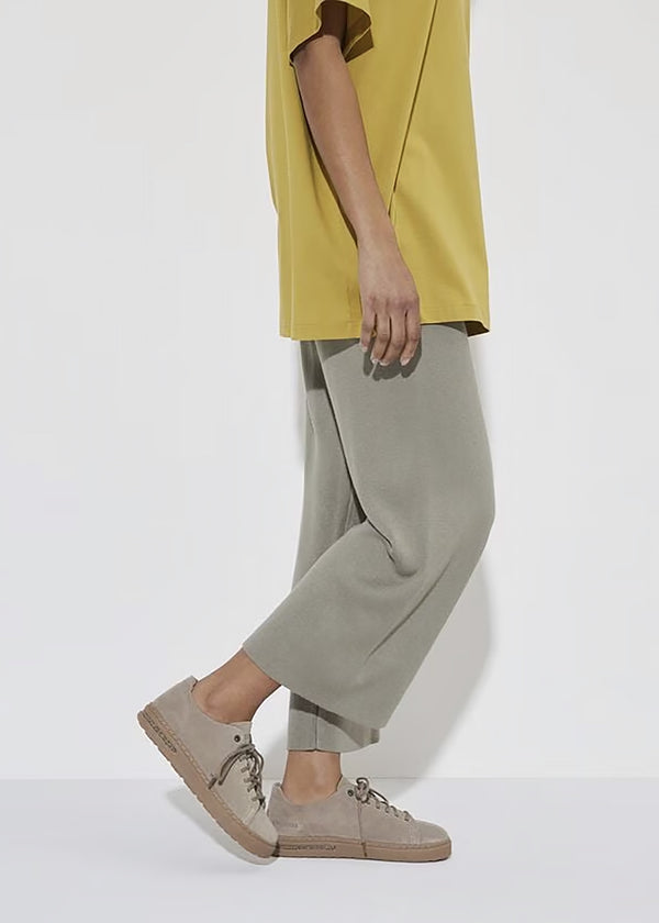 Bend Low Gray Taupe Suede Trainers