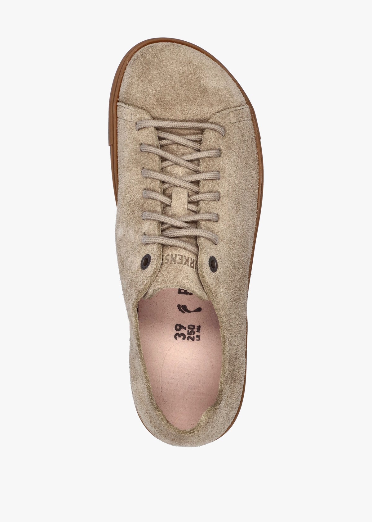 Bend Low Gray Taupe Suede Trainers