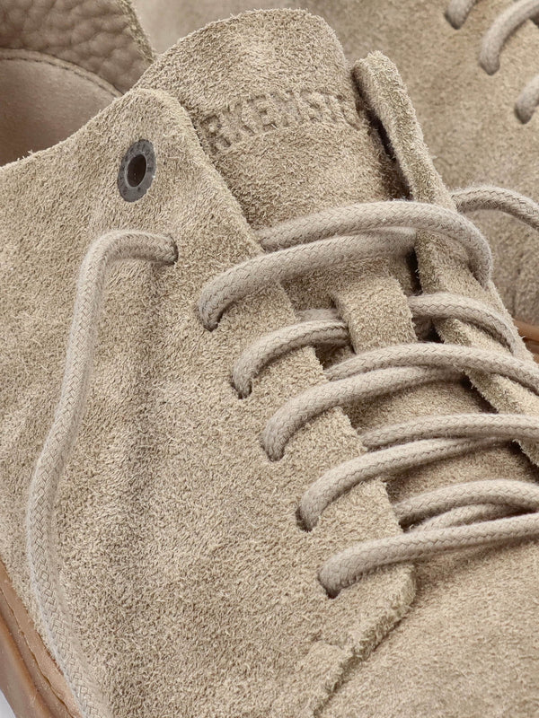 Bend Low Gray Taupe Suede Trainers