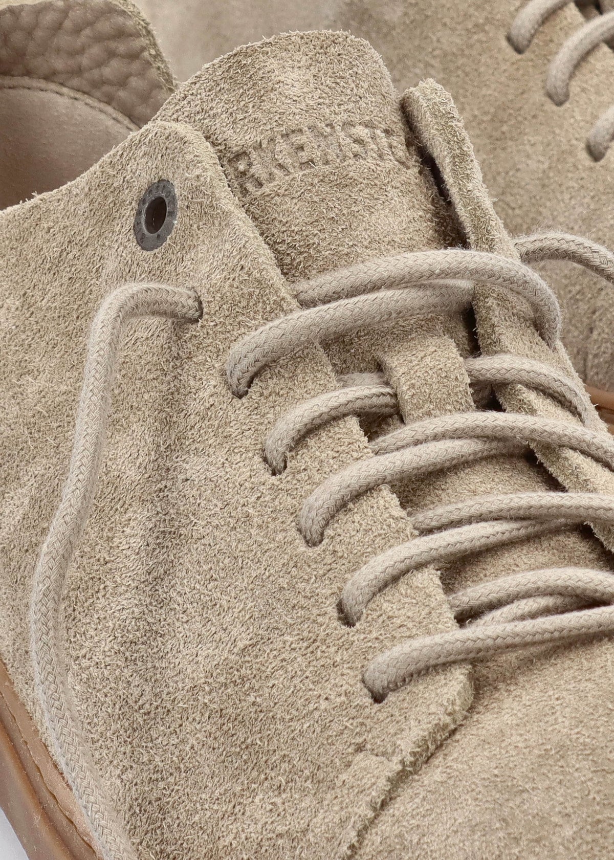 Bend Low Gray Taupe Suede Trainers