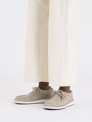 Women’s Pasadena Taupe Suede Moccasins