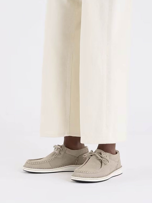 Women’s Pasadena Taupe Suede Moccasins