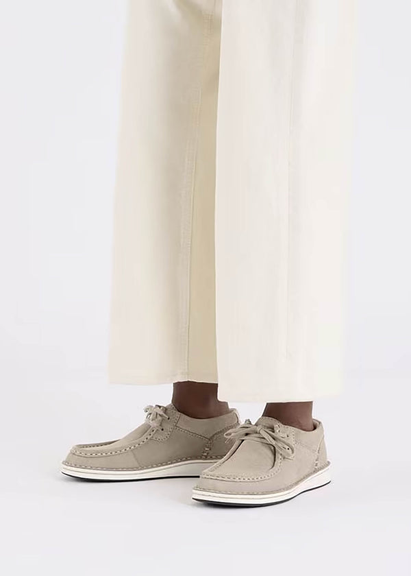 Women’s Pasadena Taupe Suede Moccasins