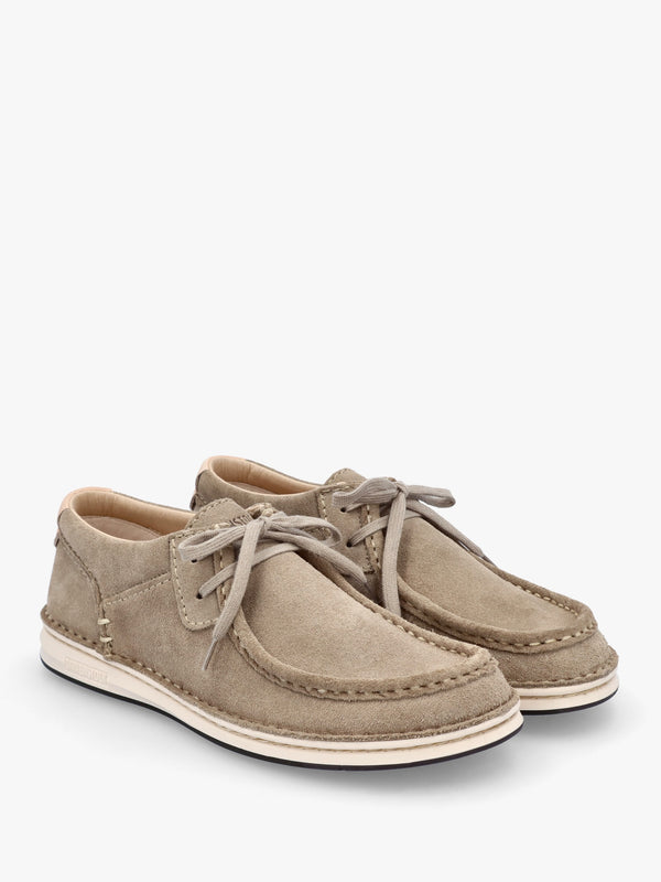 Women’s Pasadena Taupe Suede Moccasins