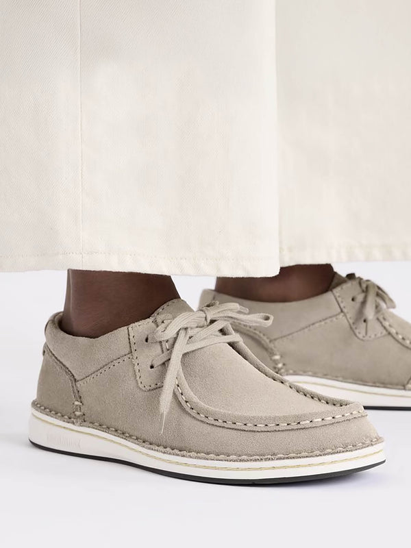 Women’s Pasadena Taupe Suede Moccasins