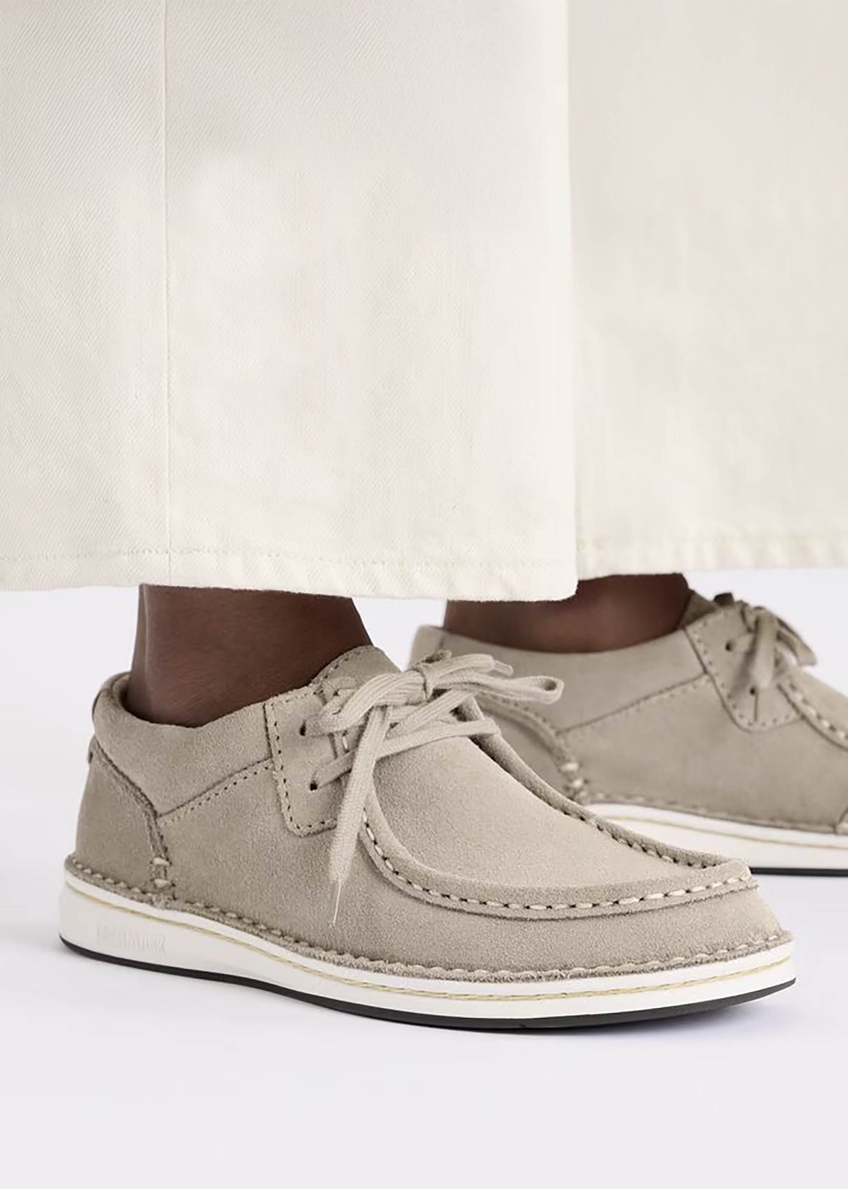 Women’s Pasadena Taupe Suede Moccasins
