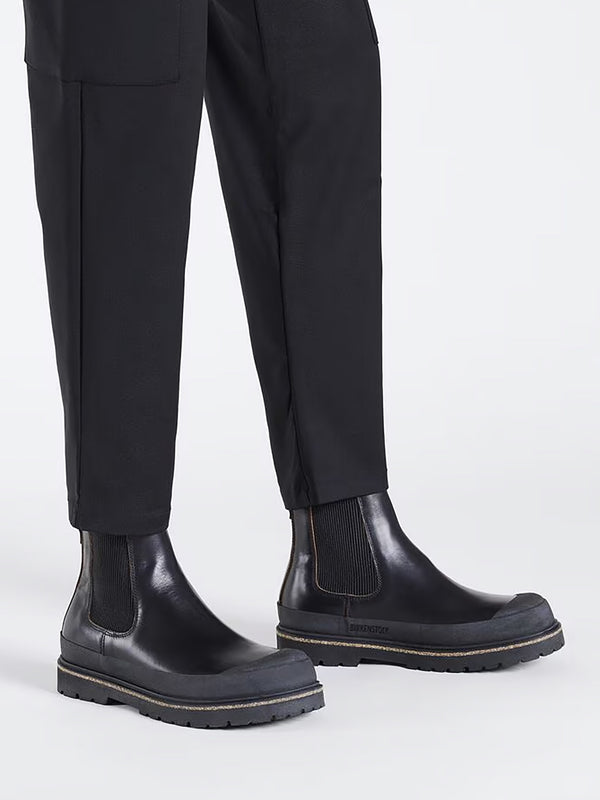 Men’s Prescott Black Waxy Leather Chelsea Boots