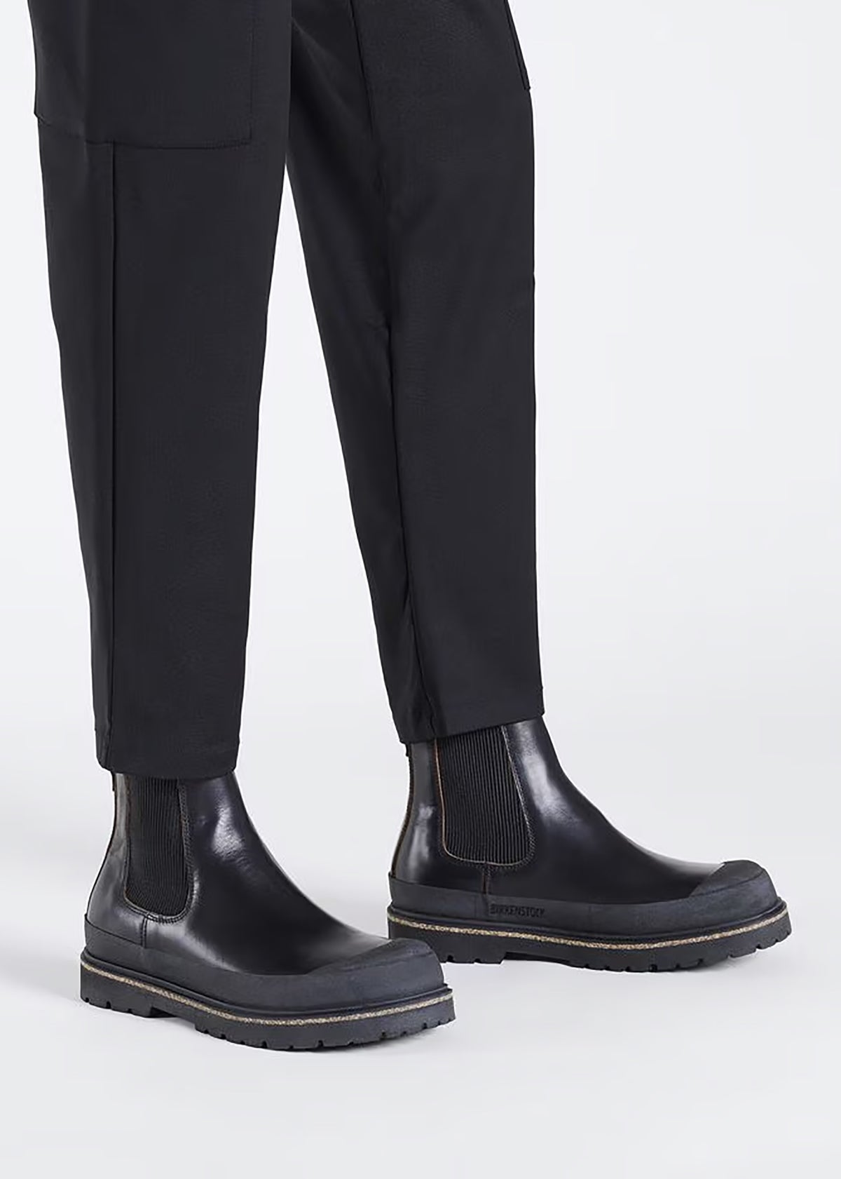 Men’s Prescott Black Waxy Leather Chelsea Boots