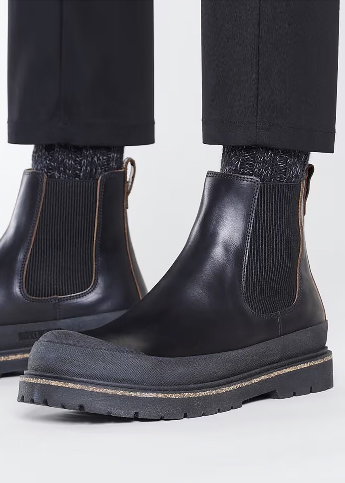 Men’s Prescott Black Waxy Leather Chelsea Boots