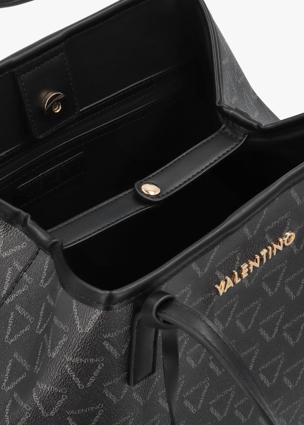 Lady Nero Multi Repeat Logo Shopper Bag