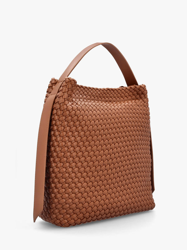Shantel Woven Cuoio Hobo Bag