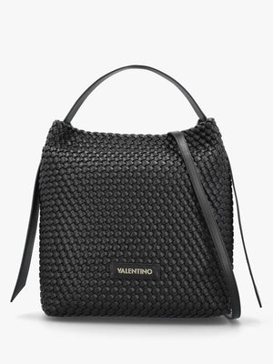 Shantel Woven Nero Hobo Bag