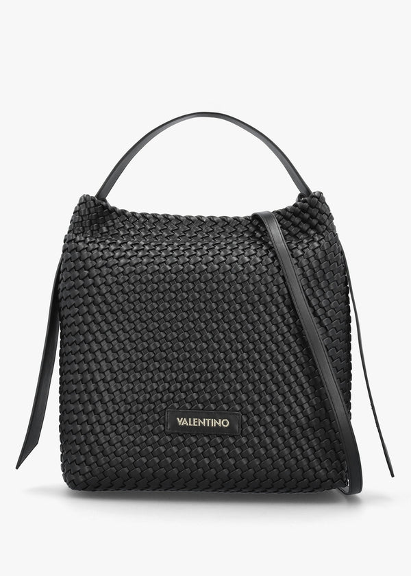Shantel Woven Nero Hobo Bag