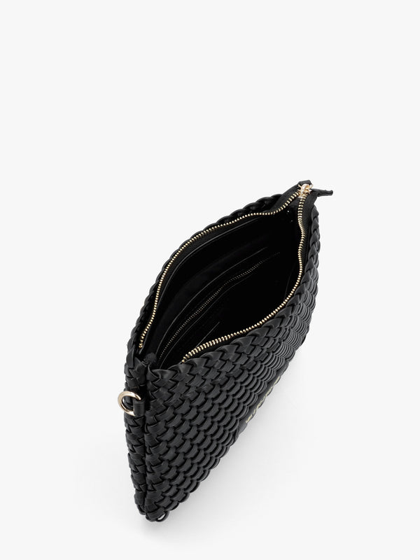 Shantel Woven Nero Shoulder Bag